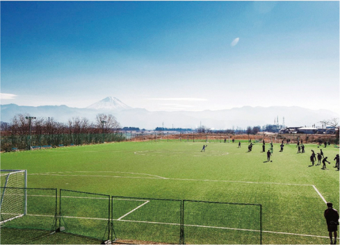 アカデミー拠点となる八田河川敷グラウンド完成