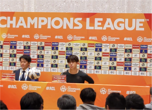 ACL前日会見の模様