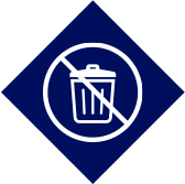 ゴミの放置禁止