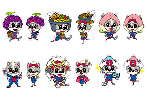 ホームタウンヴァンくん・フォーレちゃん」デザイン製作の